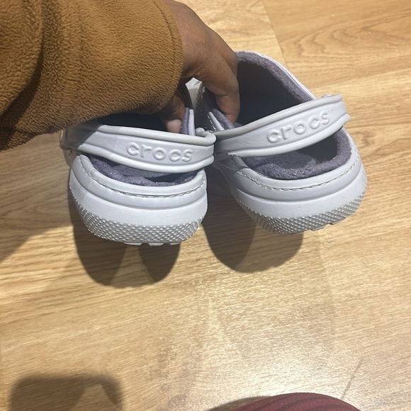 Crocs Clog, Purple US 9Juniors Fleece Lined - Picture 5 of 7